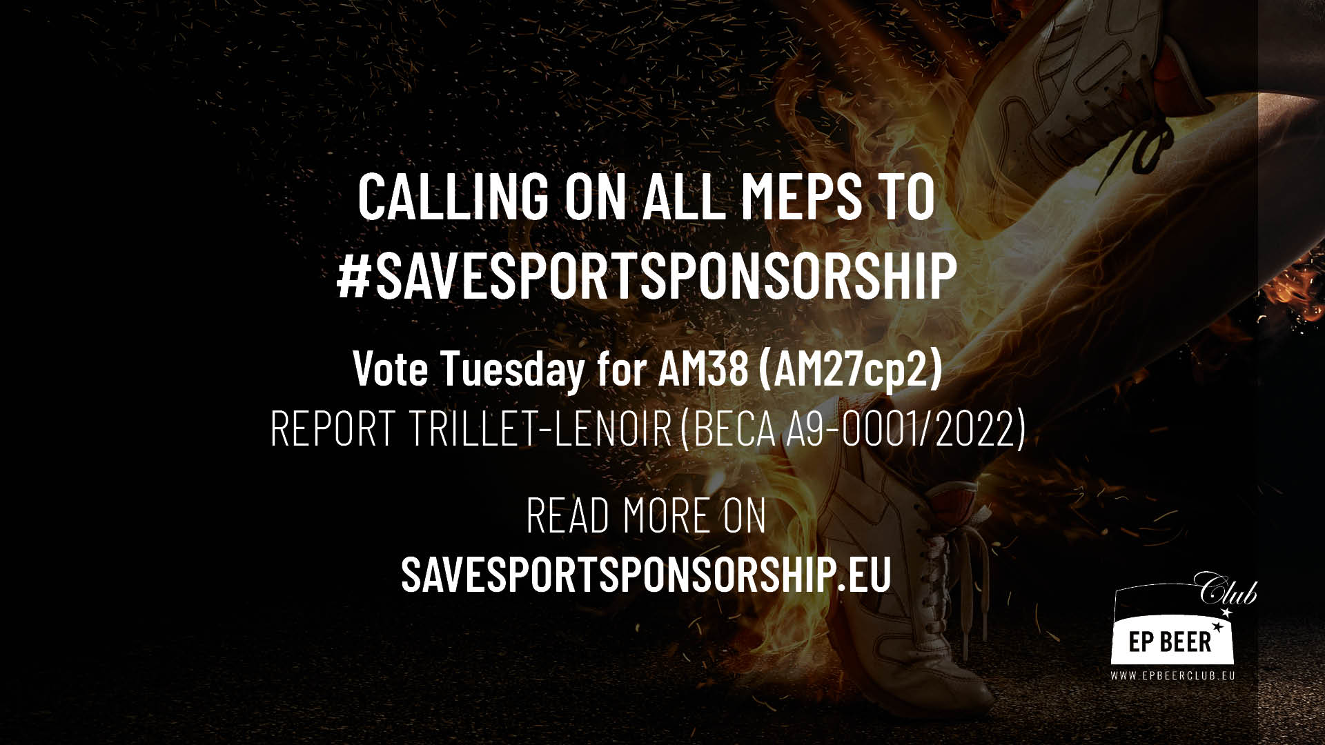 Calling on MEPs to #SAVESPORTSPONSORSHIP